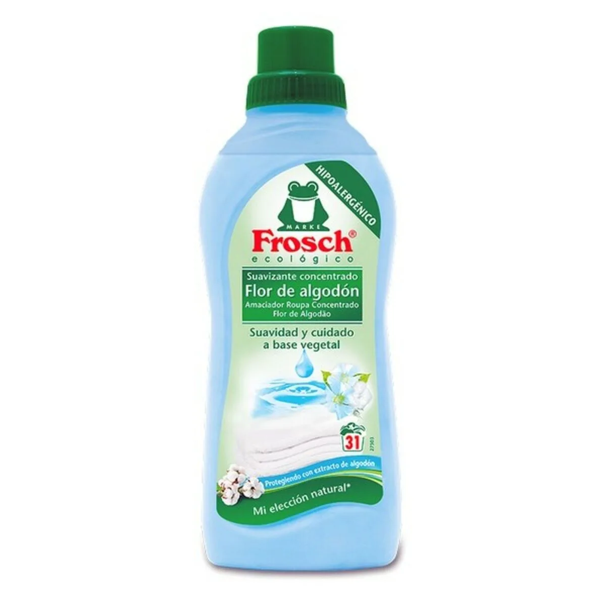 SUAVIZANTE PARA ROPA ECOLÓGICO FROSCH 713822 FROSCH (750 ML) 750 ML