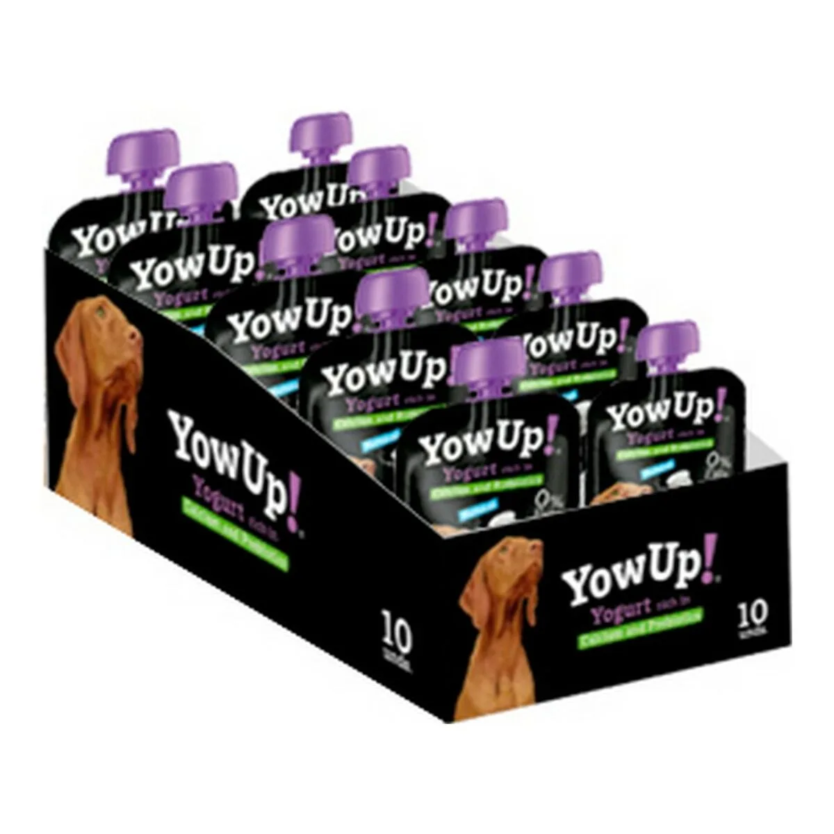 COMIDA HÚMEDA YOWUP YOGUR 10 UNIDADES PERRO (115 G)
