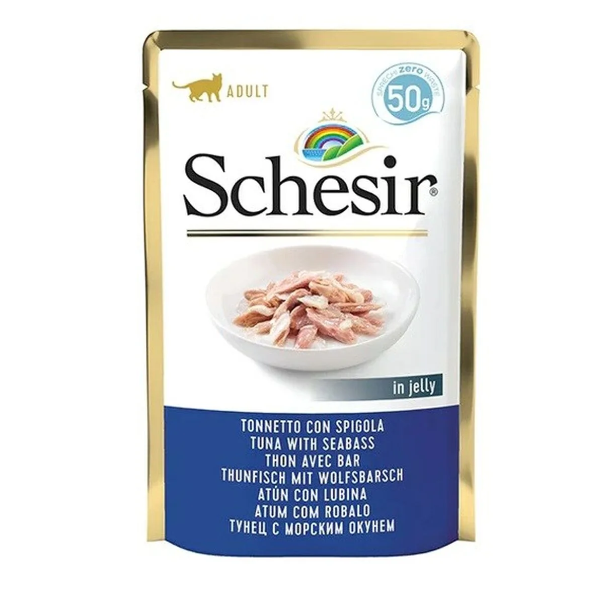 COMIDA PARA GATO AGRAS PET FOODS SCHESIR PESCADO 50 G