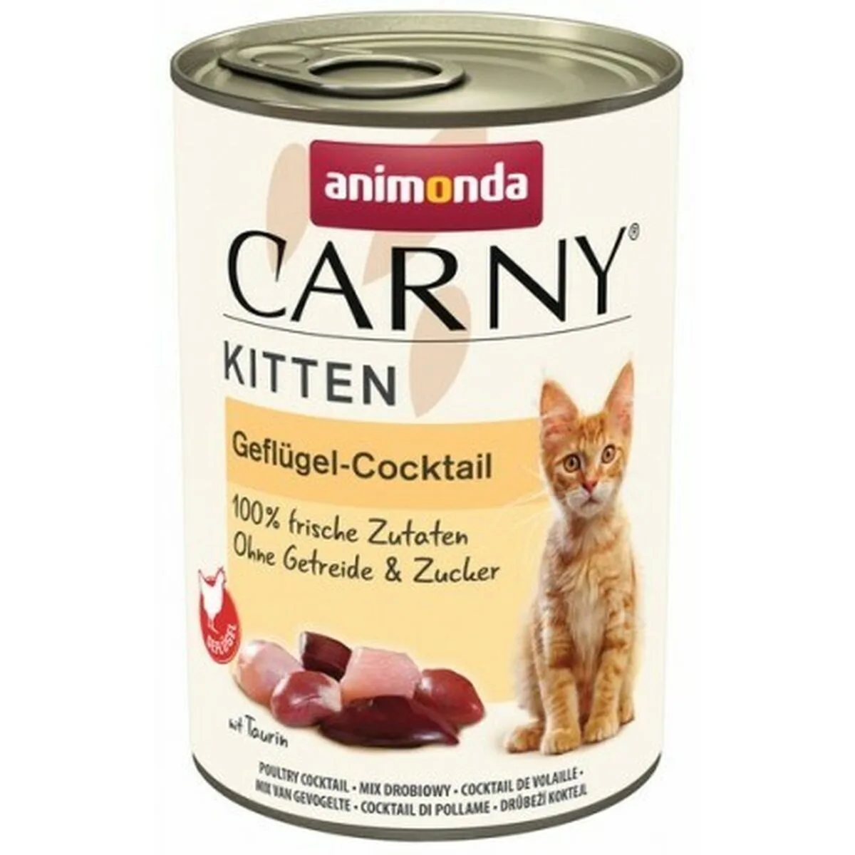COMIDA PARA GATO ANIMONDA CARNY KITTEN AVES 400 G