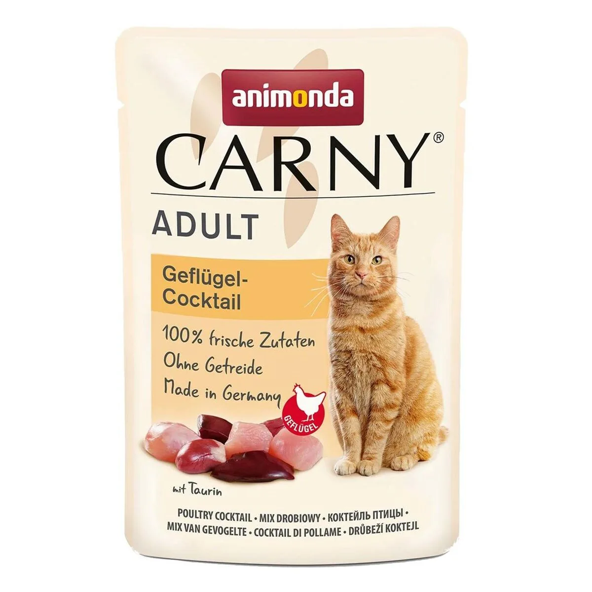 COMIDA PARA GATO ANIMONDA POULTRY COCKTAIL POLLO 85 G