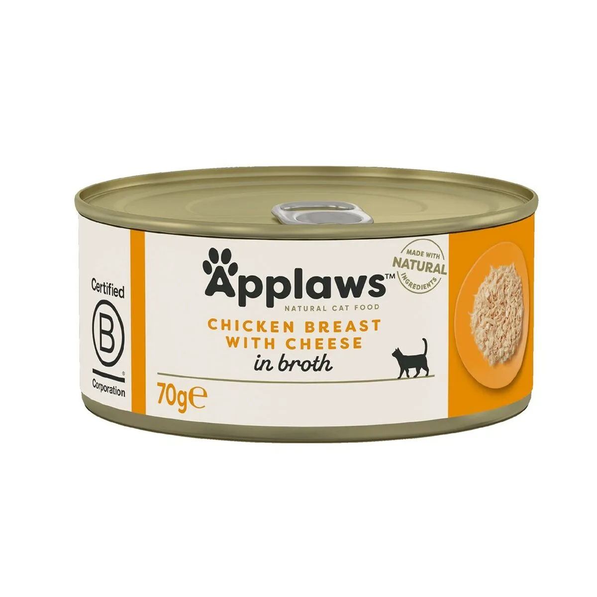 COMIDA PARA GATO APPLAWS CHICKEN BREAST WITH CHEESE POLLO QUESO 70 G