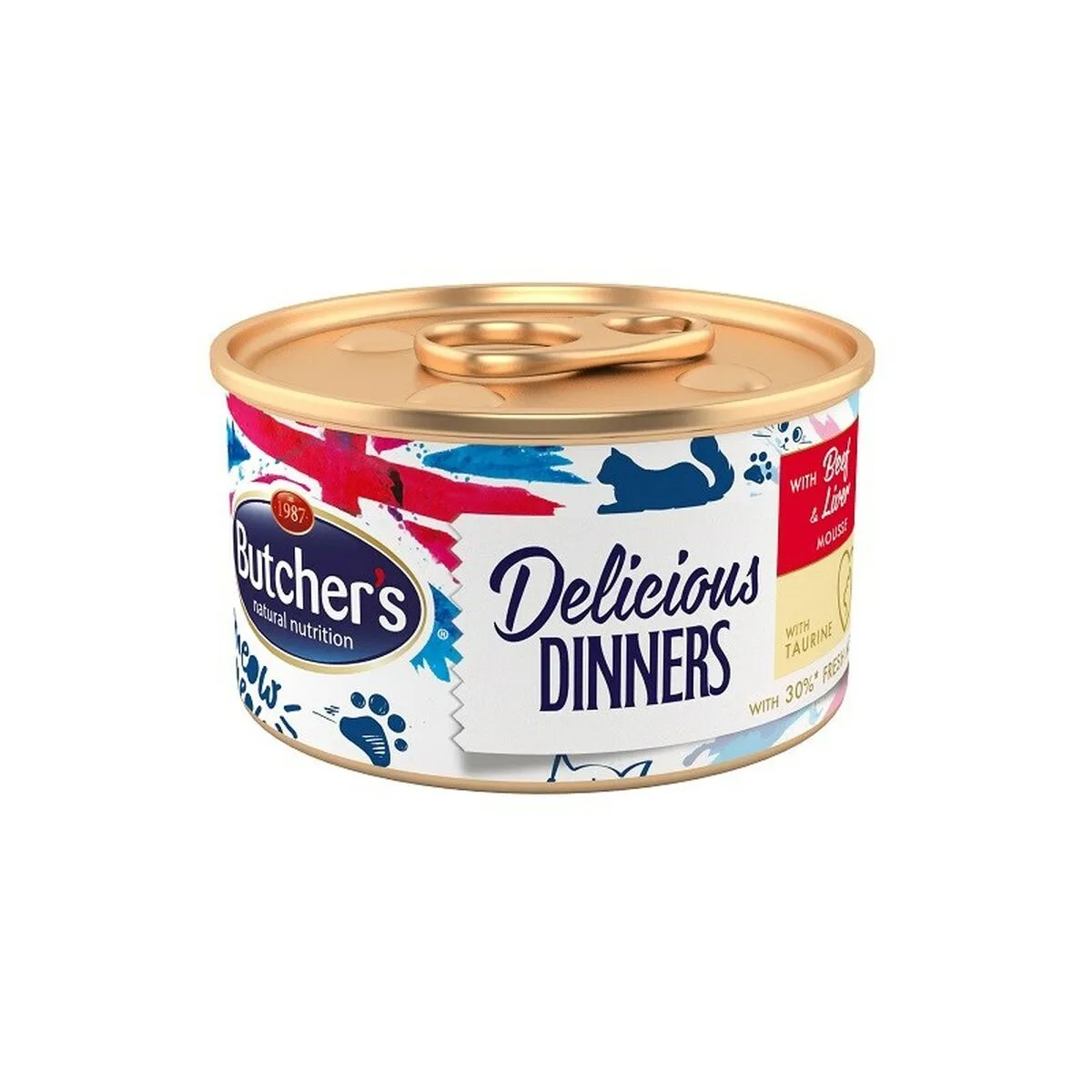 COMIDA PARA GATO BUTCHER'S DELICIOUS TERNERA HÍGADO 85 G
