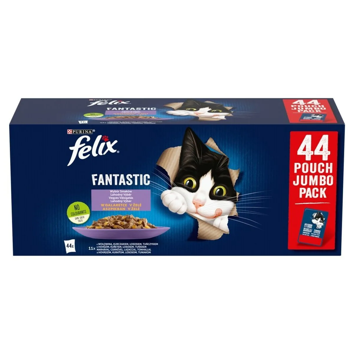 COMIDA PARA GATO PURINA FELIX FANTASTIC CARNE DE VACUNO