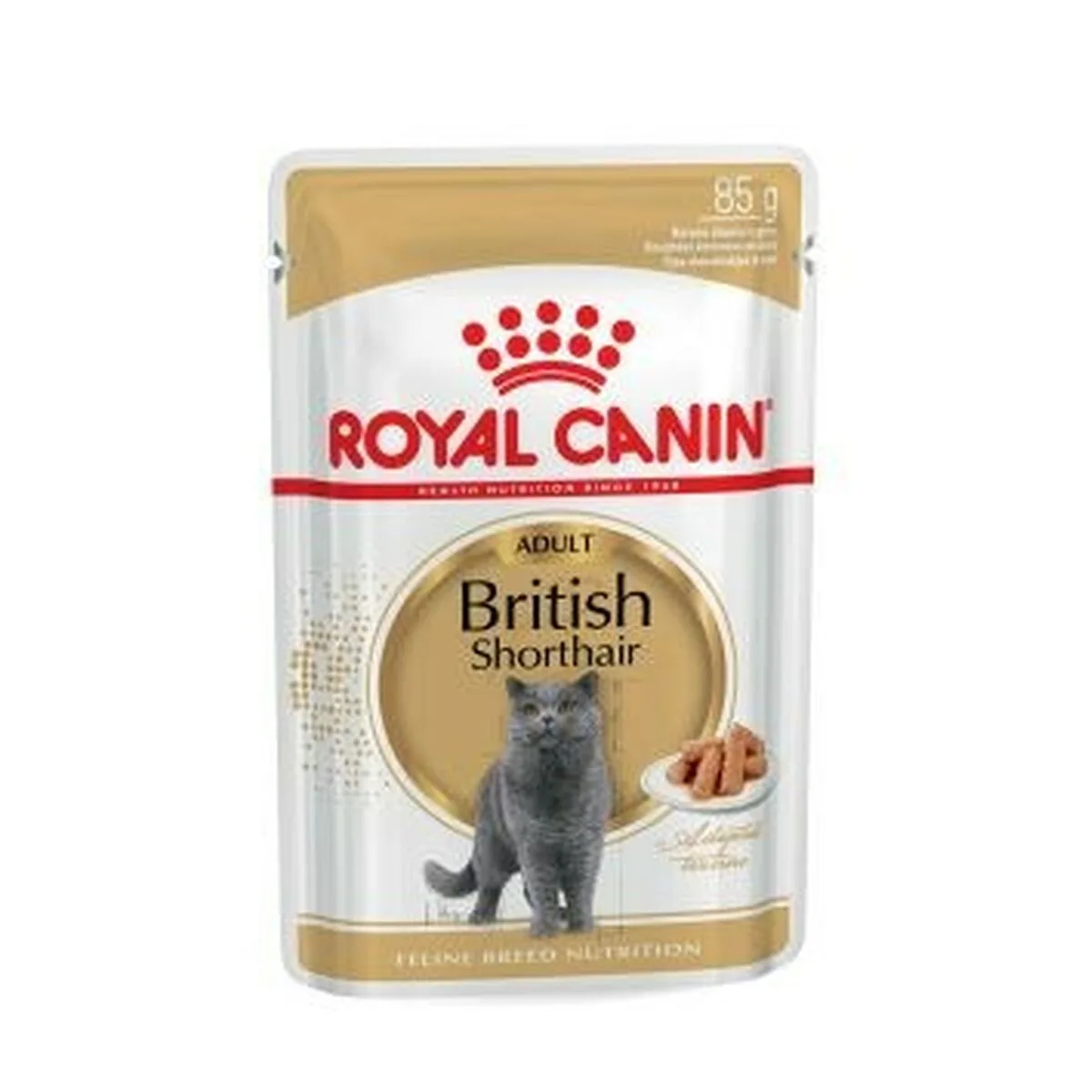 COMIDA PARA GATO ROYAL CANIN BRITISH SHORTHAIR ADULT 85 G