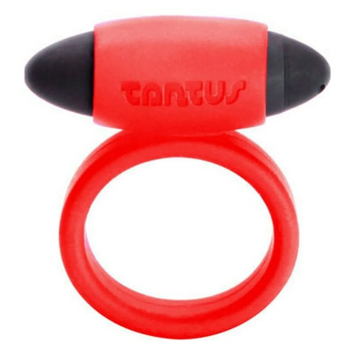 ANILLO VIBRADOR PARA EL PENE TANTUS NEGRO/ROJO