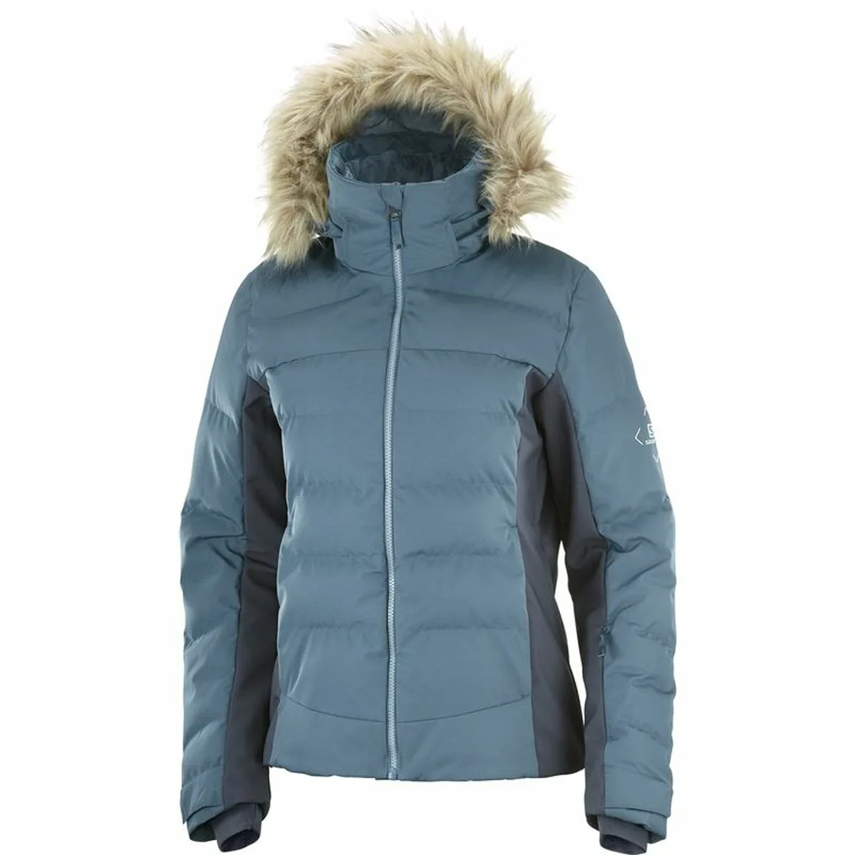 CHAQUETA DE ESQUÍ SALOMON STORMCOZY MUJER AZUL CLARO
