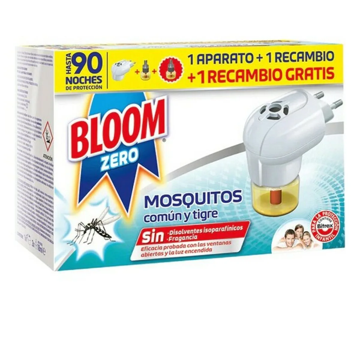 ANTIMOSQUITOS ELÉCTRICO ZERO BLOOM 2062204