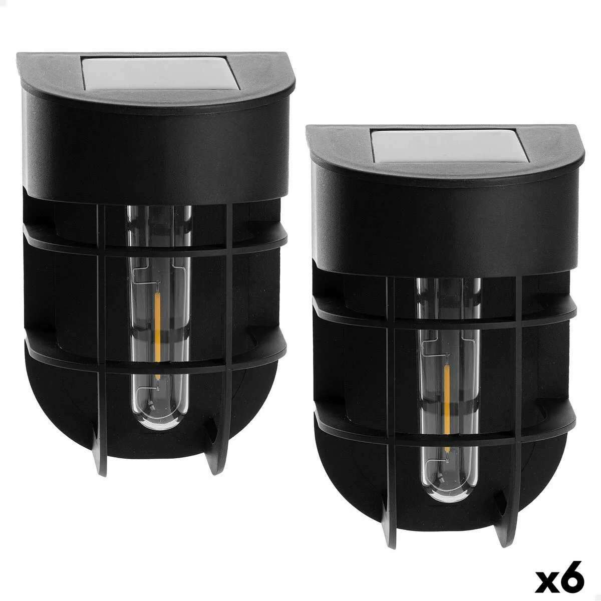 APLIQUE LED AKTIVE PLÁSTICO SOLAR (6 UNIDADES)