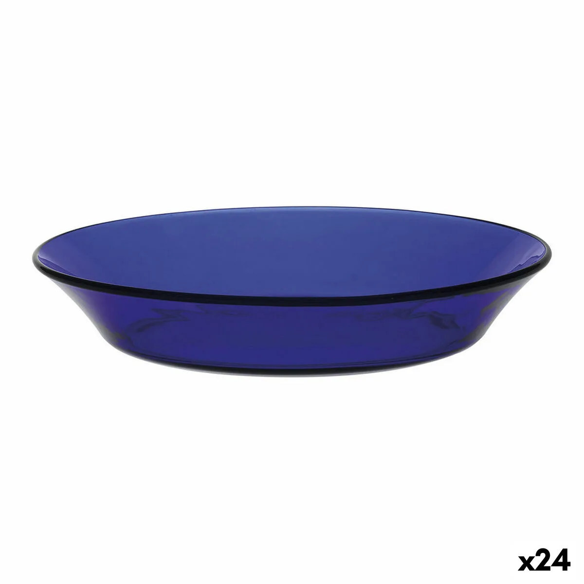 PLATO HONDO DURALEX LYS AZUL 19'5 X 3'5 CM (24 UNIDADES)