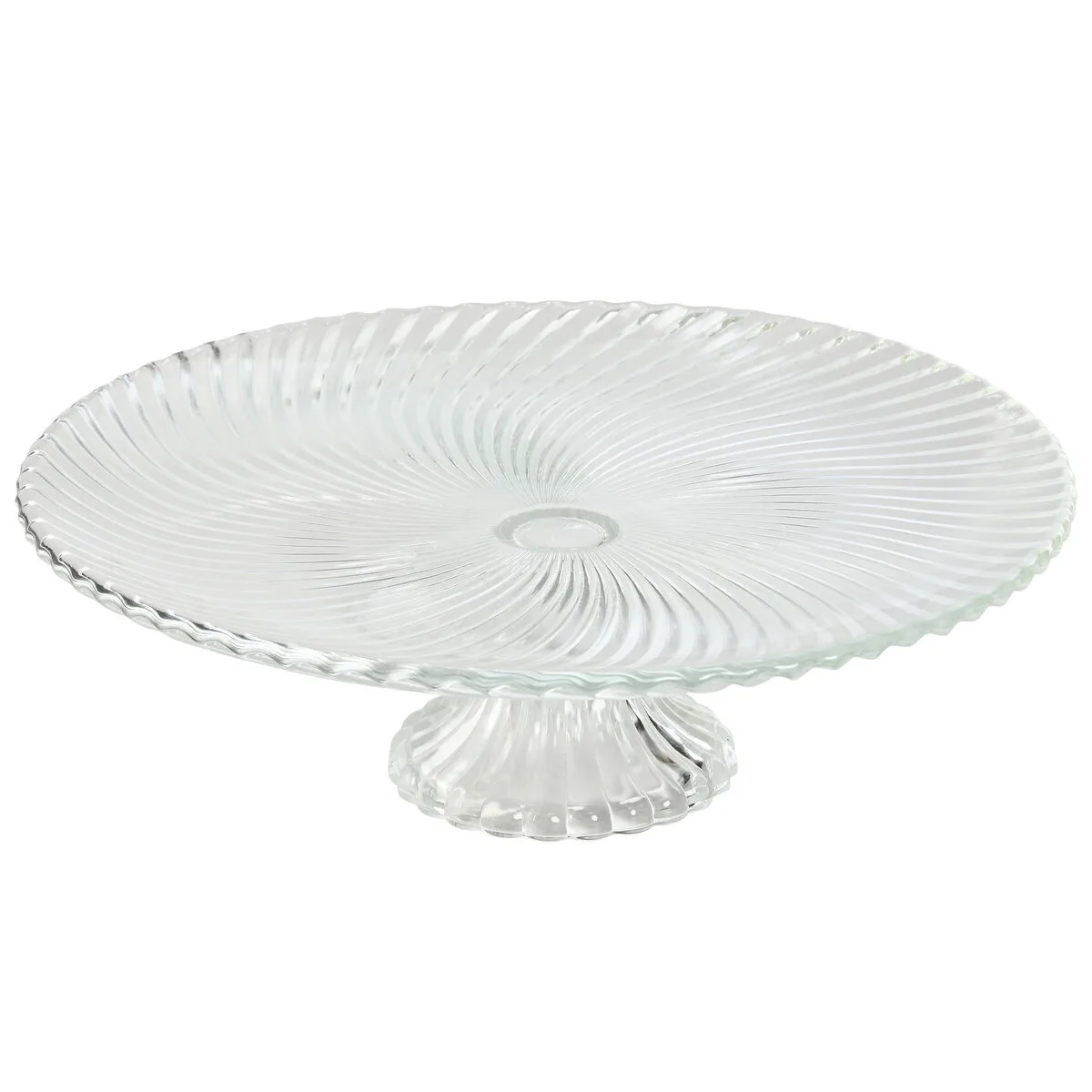 PLATO LLANO HOME ESPRIT TRANSPARENTE CRISTAL 31 X 31 X 9,5 CM