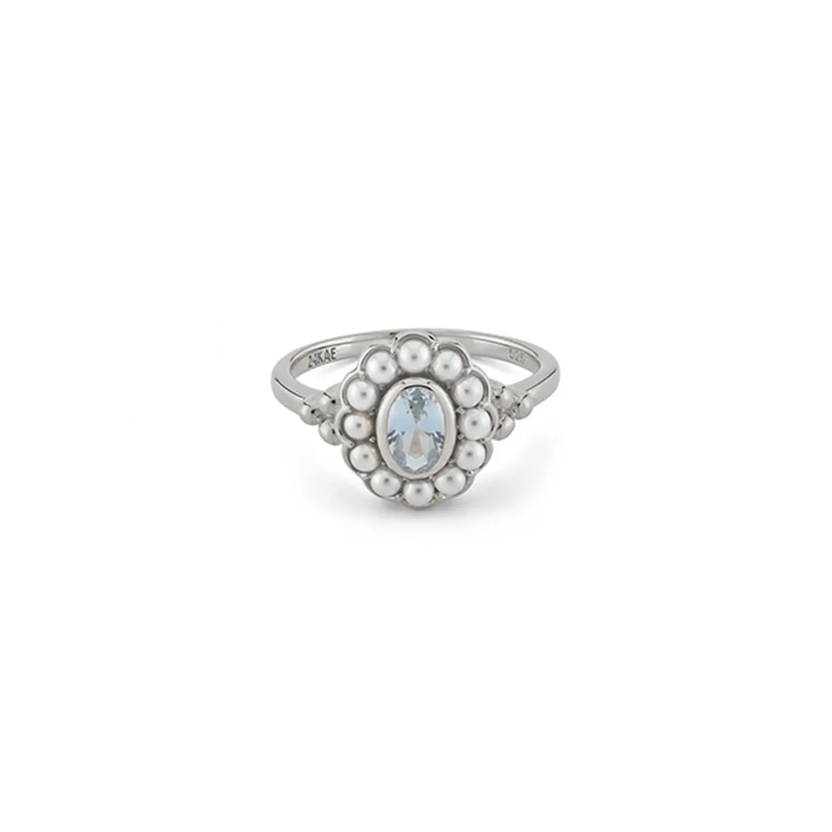 ANILLO MUJER 24KAE 12416S/58 18 PLATEADO