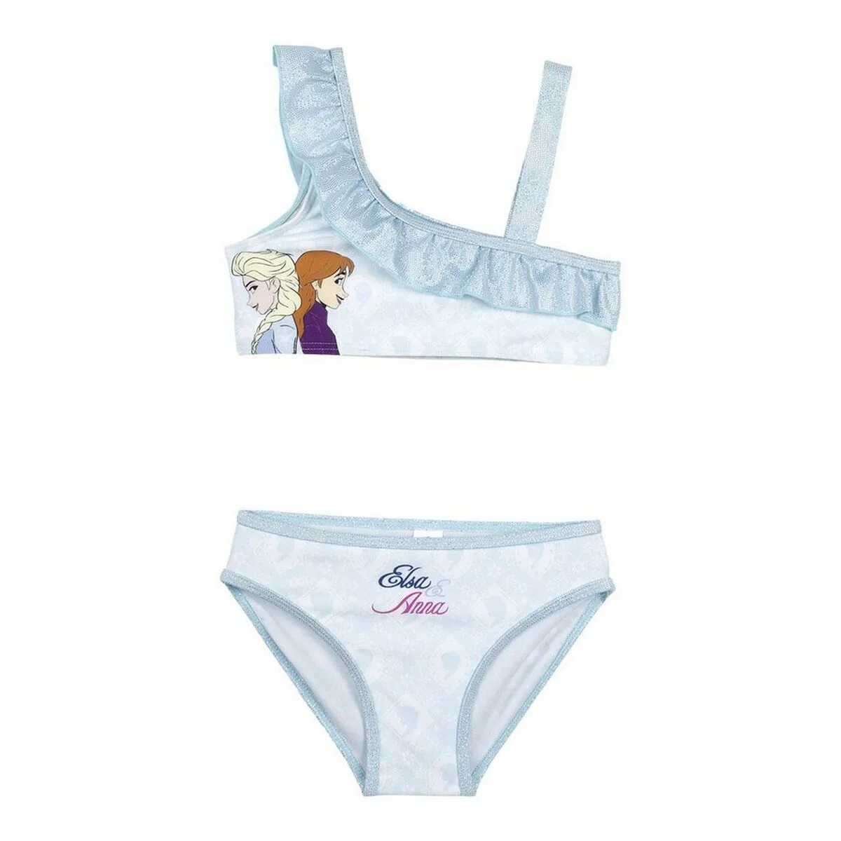 BIKINI-BRAGA PARA NIÑAS FROZEN AZUL AZUL CLARO