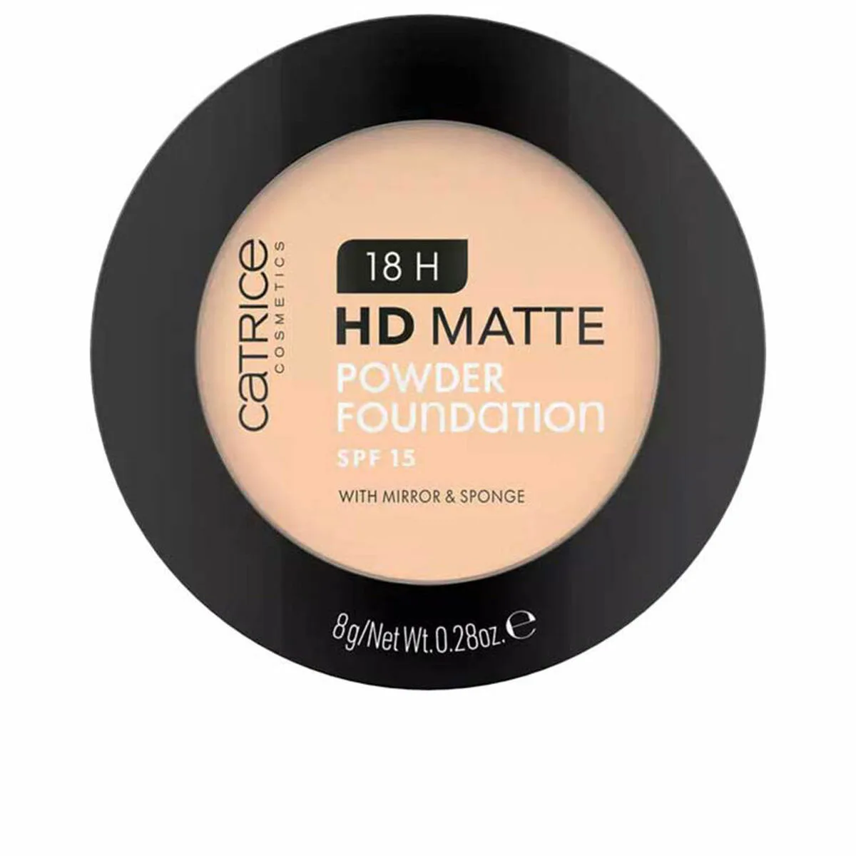 BASE DE MAQUILLAJE EN POLVO CATRICE HD MATTE Nº 008C SPF 15 8 G