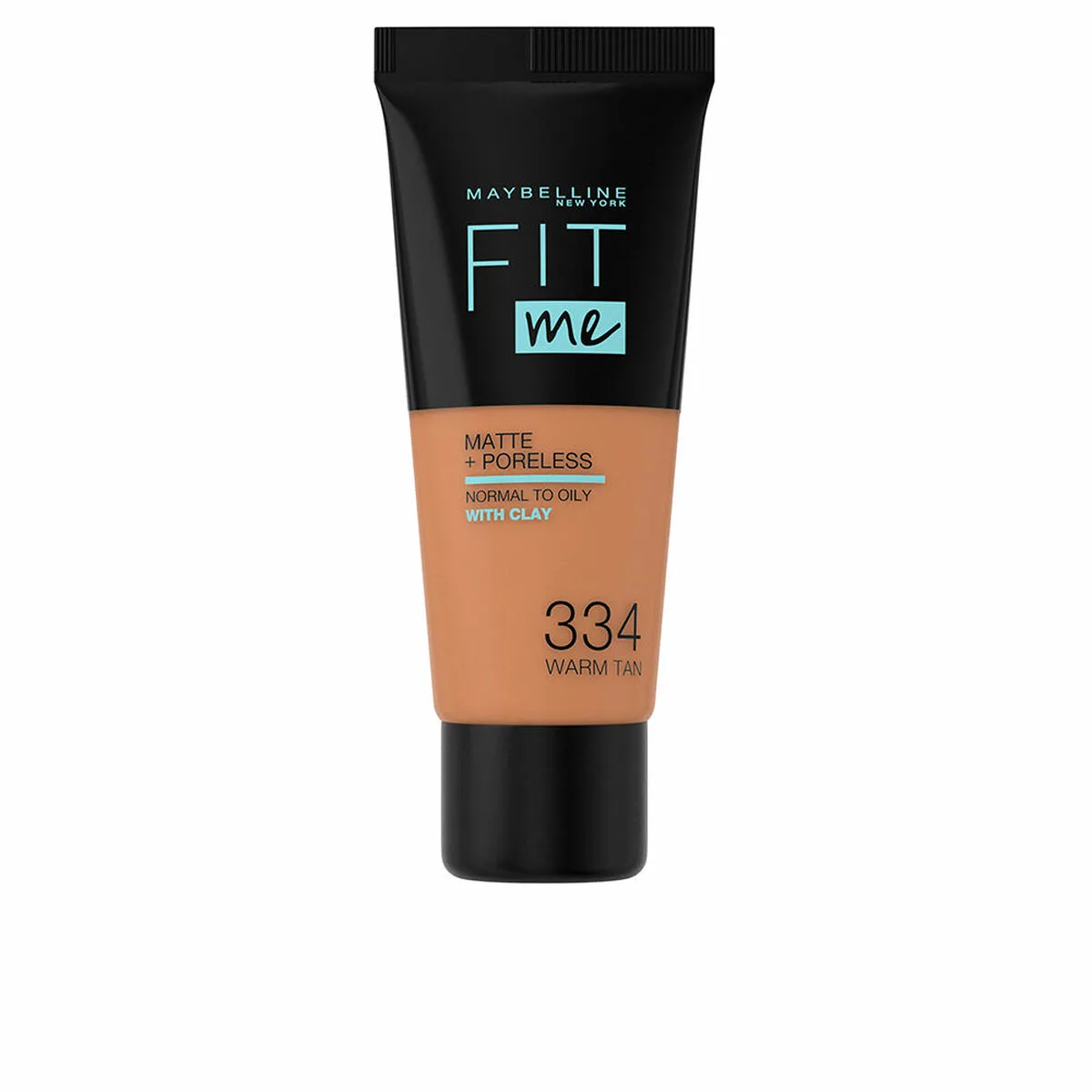 BASE DE MAQUILLAJE FLUIDA MAYBELLINE FIT ME Nº 334 WARM TAN 30 ML