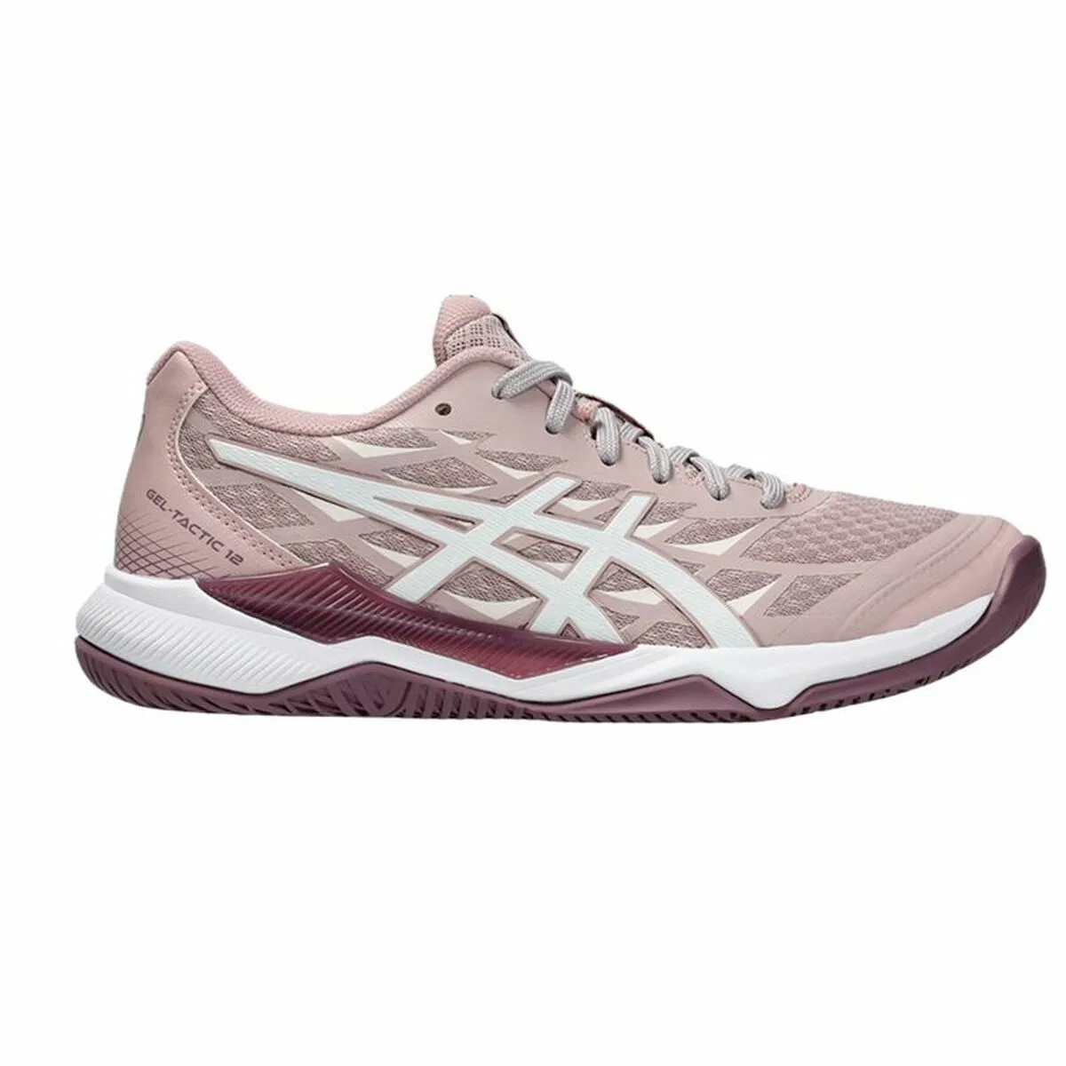 ZAPATILLAS DEPORTIVAS ASICS GEL-TACTIC 12 NARANJA ROSA MUJER BALONMANO