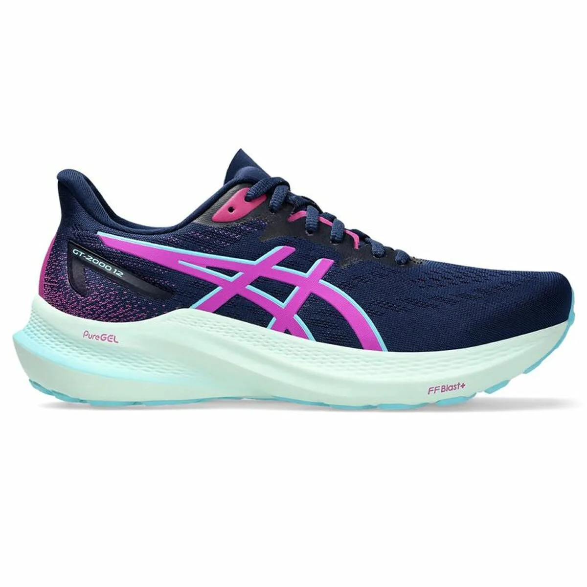ZAPATILLAS DEPORTIVAS ASICS GT-2000 12 AZUL MUJER