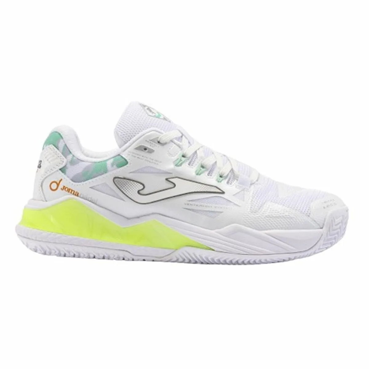 ZAPATILLAS CASUAL DE MUJER JOMA SPORT SPIN 2402 BLANCO VERDE