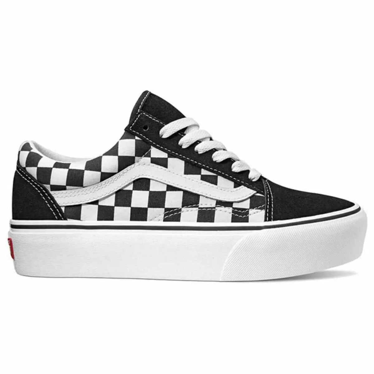 ZAPATILLAS CASUAL DE MUJER OLD SKOOL PLAFORM VANS VN0A3B3UHRK1 NEGRO