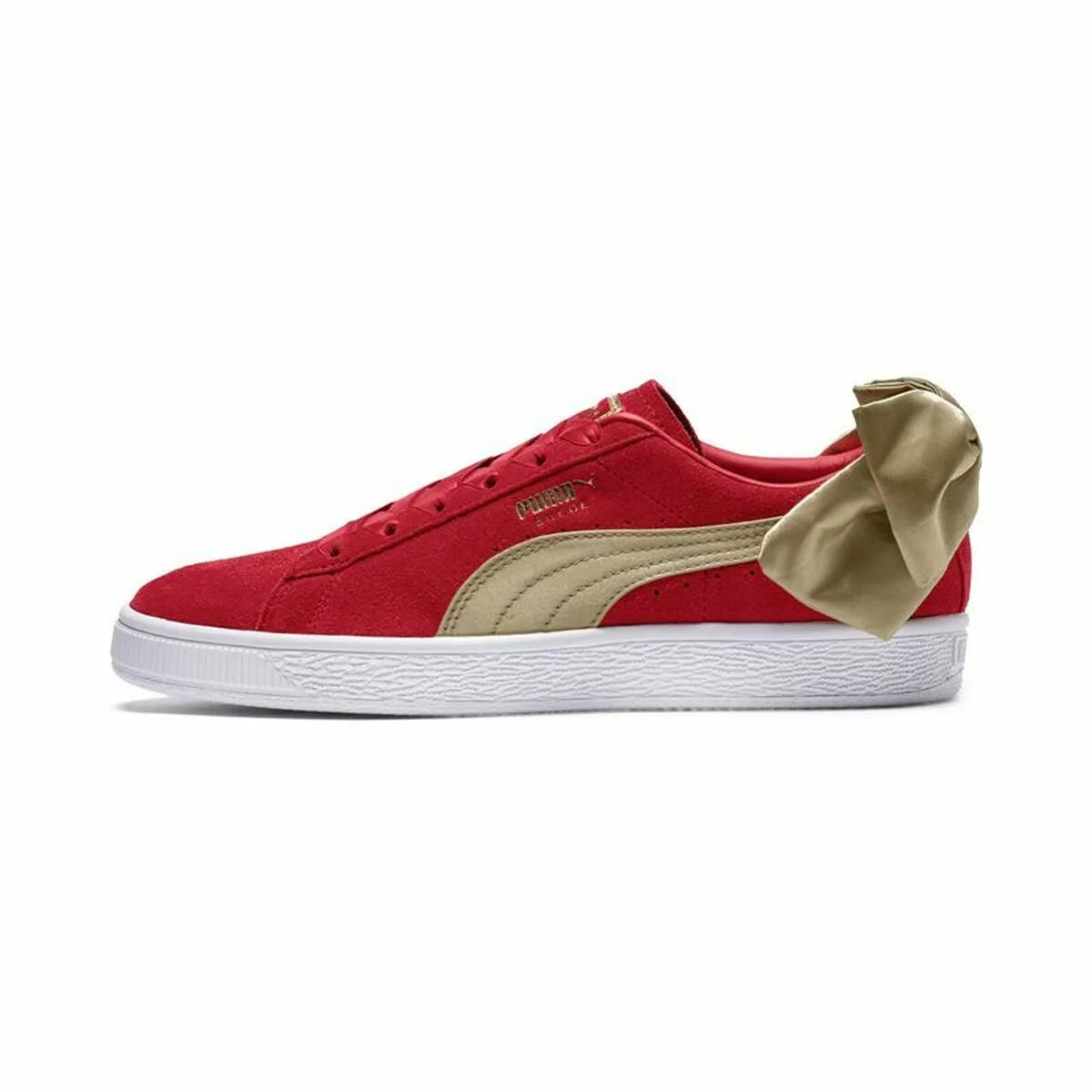 ZAPATILLAS CASUAL DE MUJER PUMA SPORTSWEAR SUEDE BOW VARSITY ROJO