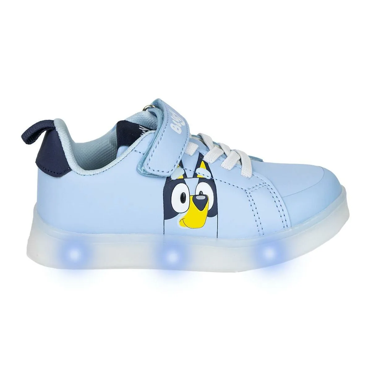 ZAPATILLAS DEPORTIVAS CON LED BLUEY AZUL CLARO