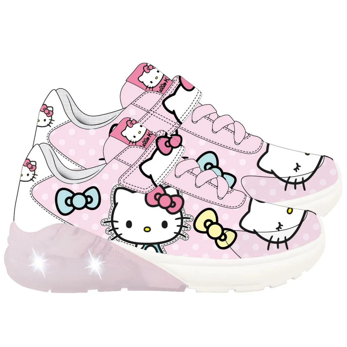 ZAPATILLAS DEPORTIVAS CON LED HELLO KITTY
