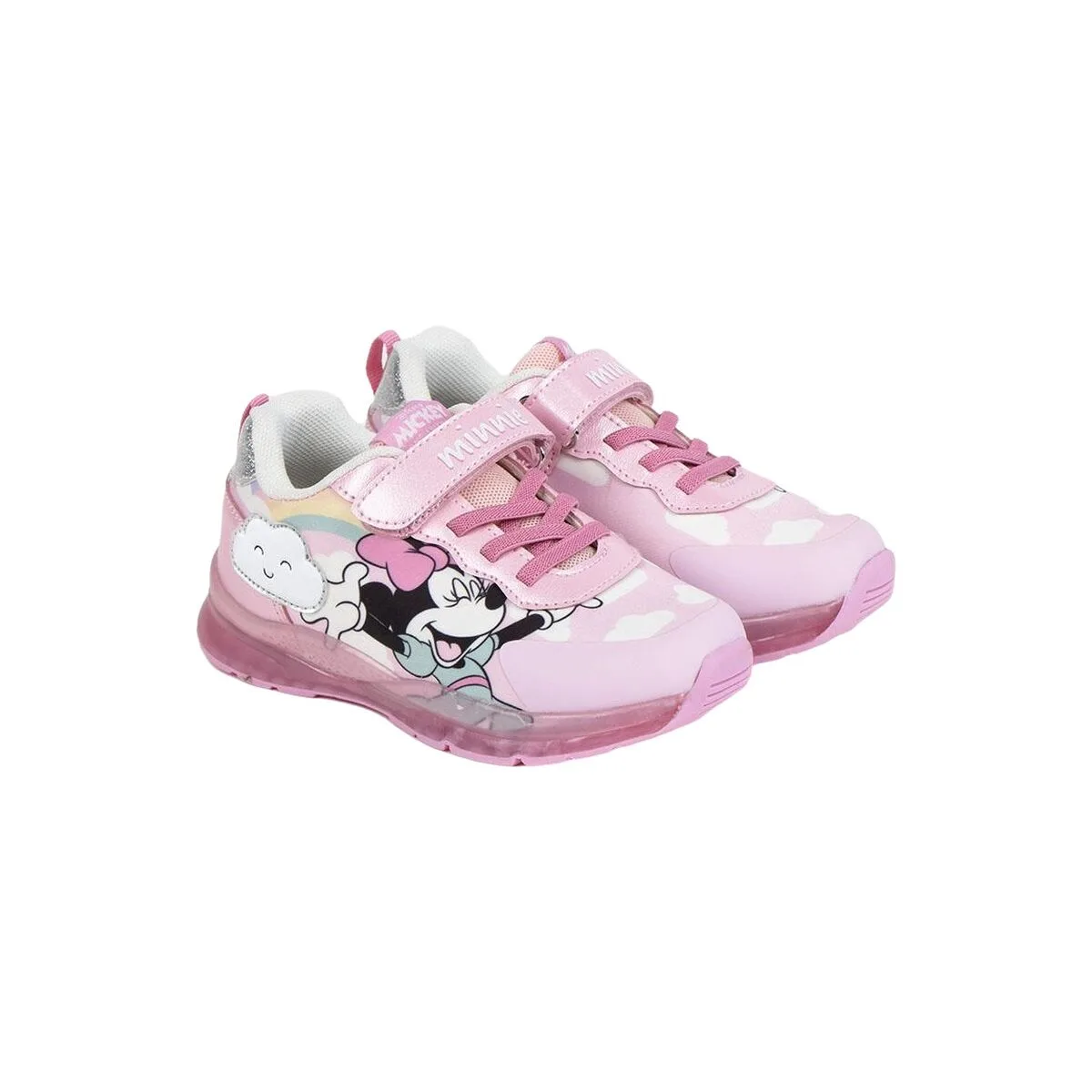 ZAPATILLAS DEPORTIVAS CON LED MINNIE MOUSE