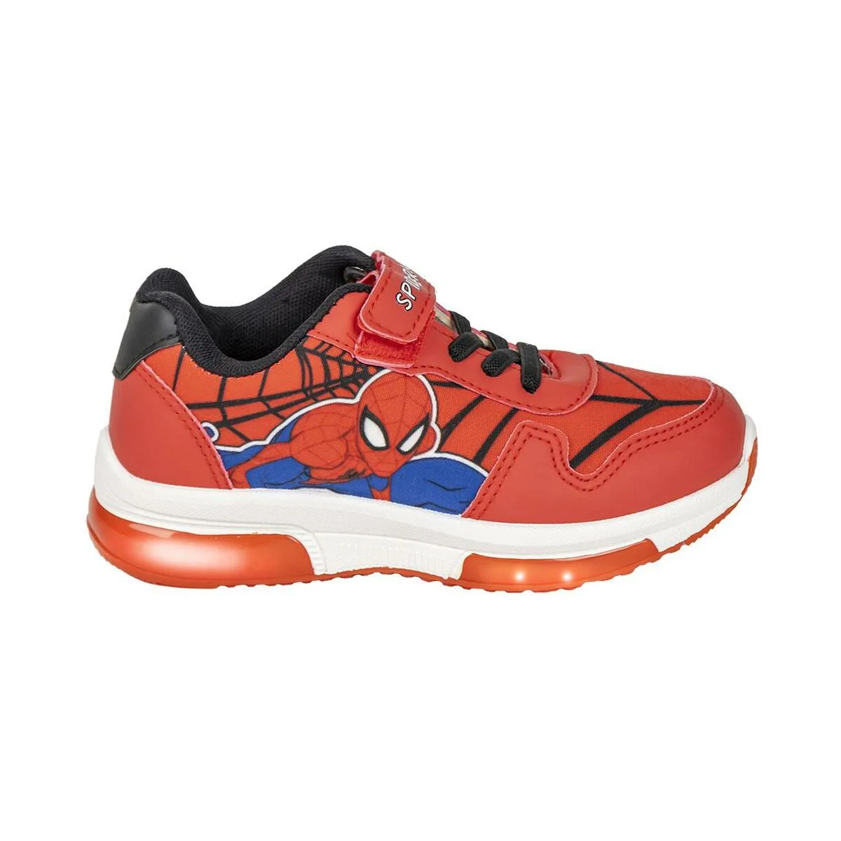 ZAPATILLAS DEPORTIVAS INFANTILES SPIDER-MAN ROJO