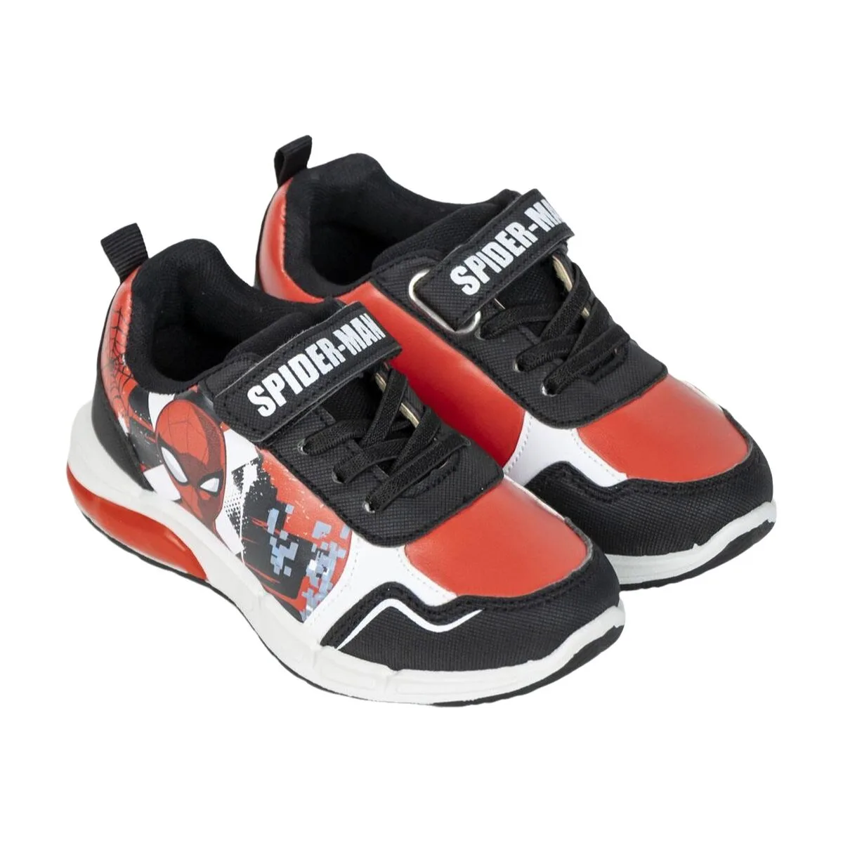 ZAPATILLAS DEPORTIVAS INFANTILES SPIDER-MAN ROJO