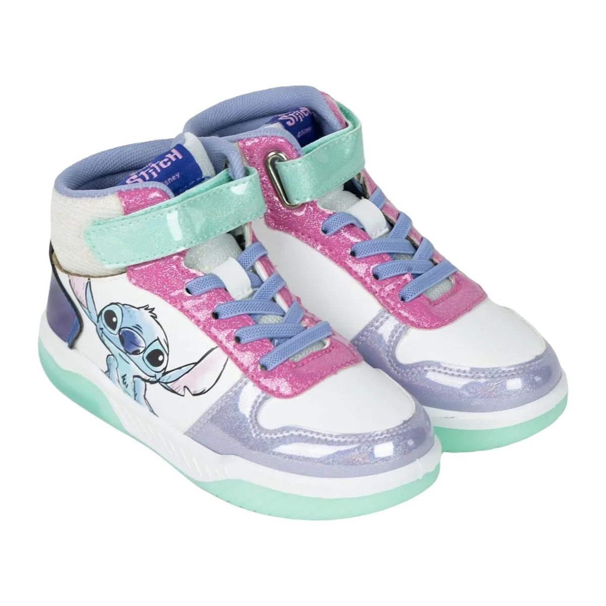 ZAPATILLAS DEPORTIVAS INFANTILES STITCH BLANCO