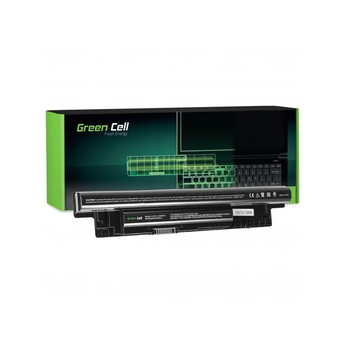 BATERÍA PARA PORTÁTIL GREEN CELL XCMRD NEGRO 2200 MAH