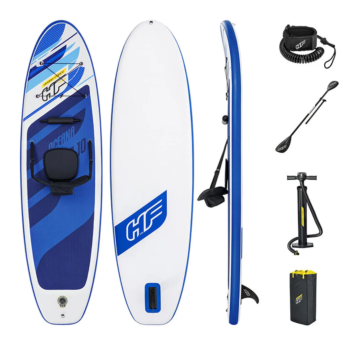 BESTWAY TABLA PADDLE SURF CONVERTIBLE HIDRO-FORCE 305X84X12 CM OCIO 65350