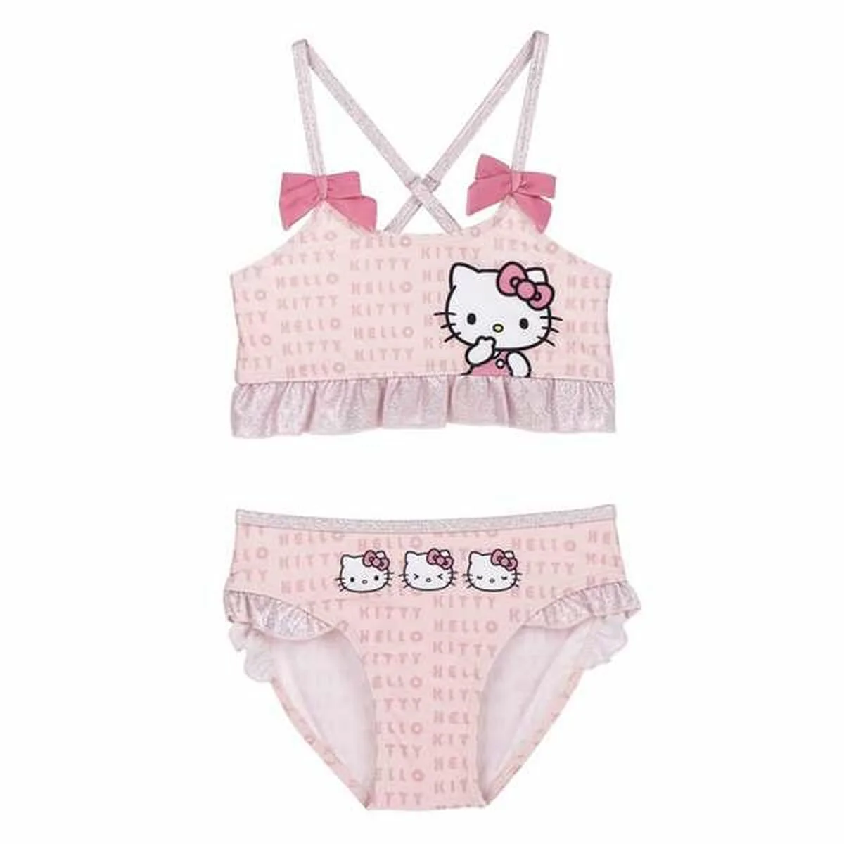 BIKINI HELLO KITTY ROSA CLARO