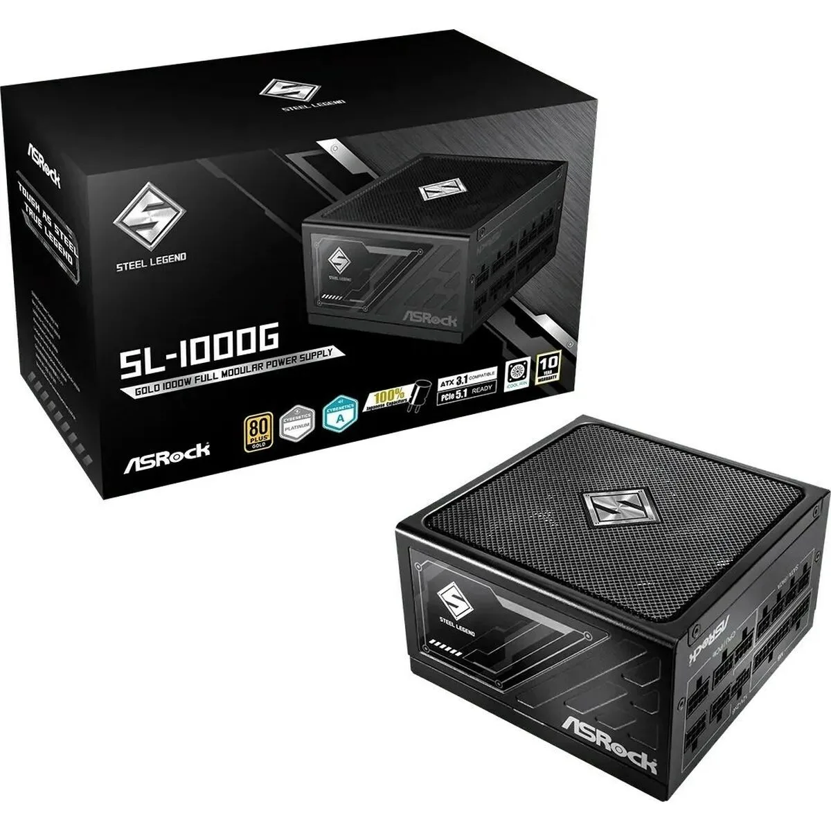 FUENTE DE ALIMENTACIÓN ASROCK 90-UXS100-GFEAAA ATX 1000 W 80 PLUS GOLD