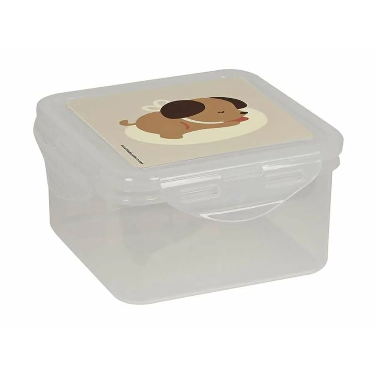 FIAMBRERA SAFTA PUPPY BEIGE POLIURETANO 13 X 7,5 X 13 CM