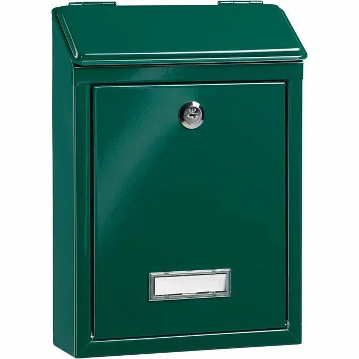 BUZÓN   GRIS ACERO GALVANIZADO 21 X 6 X 30 CM