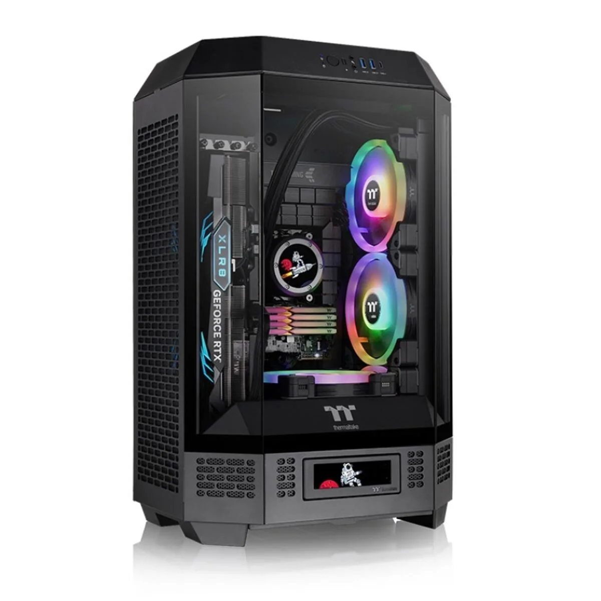 CAJA SEMITORRE ATX THERMALTAKE THE TOWER T300 NEGRO