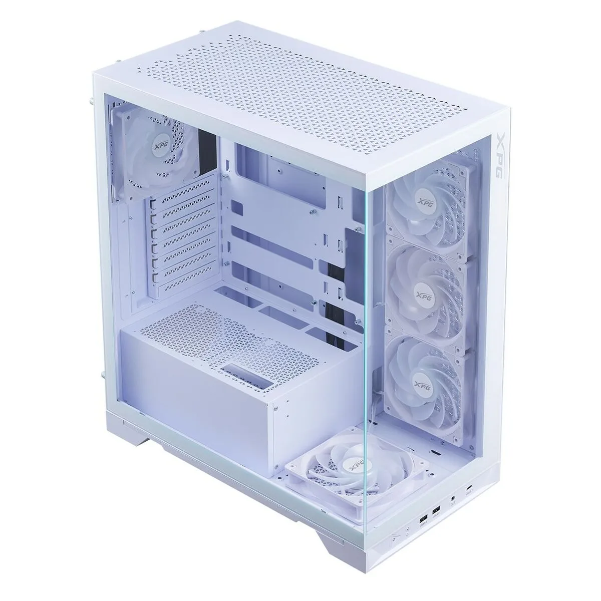 CAJA SEMITORRE ATX XPG 75261502 BLANCO