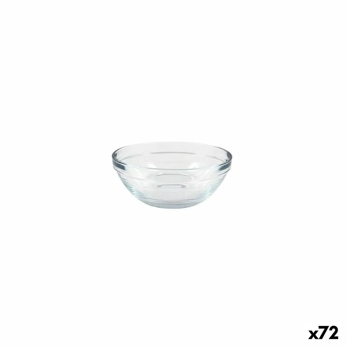 CUENCO DURALEX LYS TRANSPARENTE 50 ML Ø 14 CM (72 UNIDADES)
