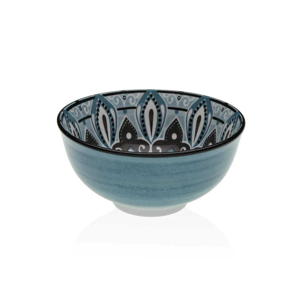 BOL PARA APERITIVOS VERSA AZUL CERÁMICA PORCELANA 11,5 X 6 X 11,5 XM