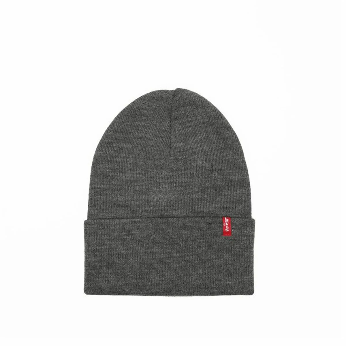 GORRO DEPORTIVO LEVI'S SLOUCHY RED TAB BEANIE  REGULAR GRIS OSCURO TALLA ÚNICA