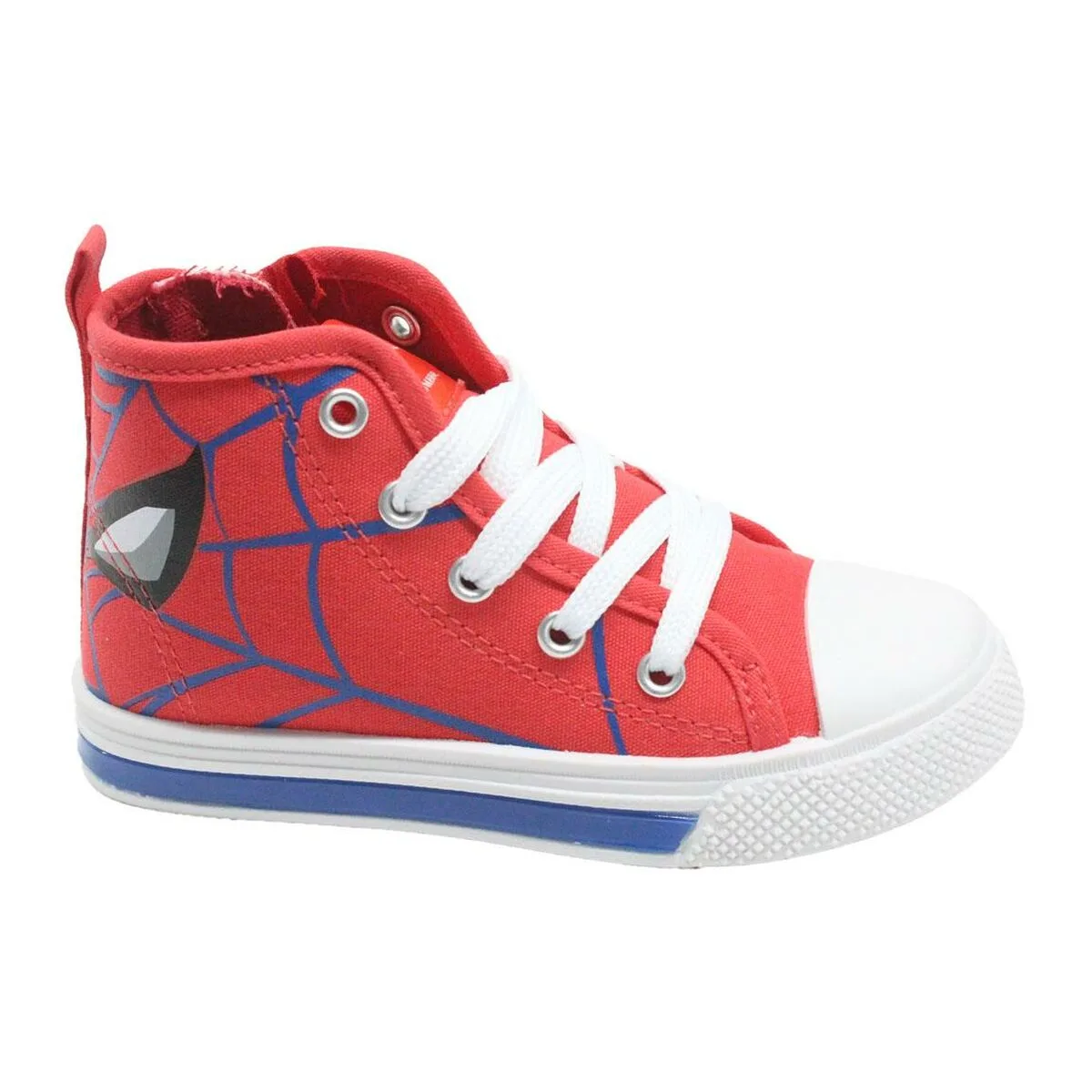 BOTAS CASUAL INFANTILES SPIDER-MAN ROJO