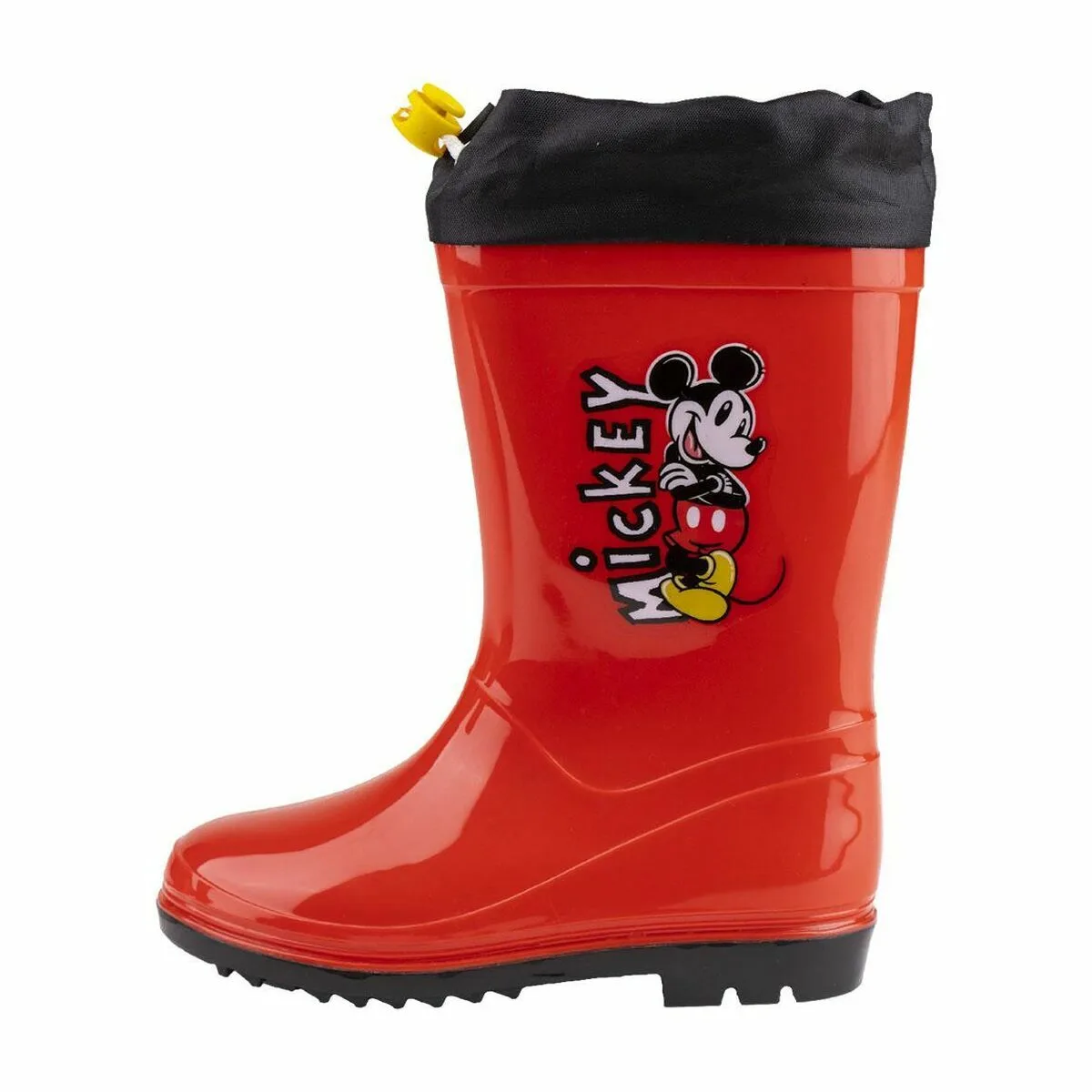 BOTAS DE AGUA INFANTILES MICKEY MOUSE ROJO