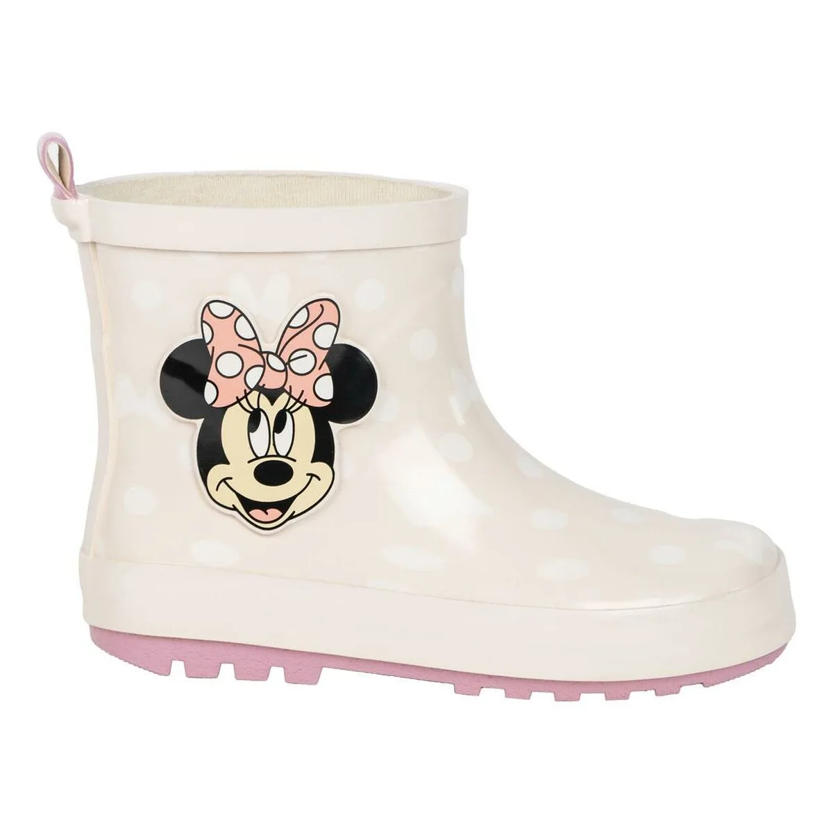 BOTAS DE AGUA INFANTILES MINNIE MOUSE ROSA