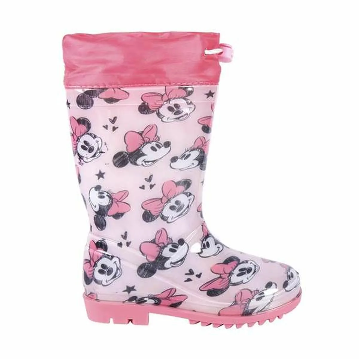 BOTAS DE AGUA INFANTILES MINNIE MOUSE ROSA