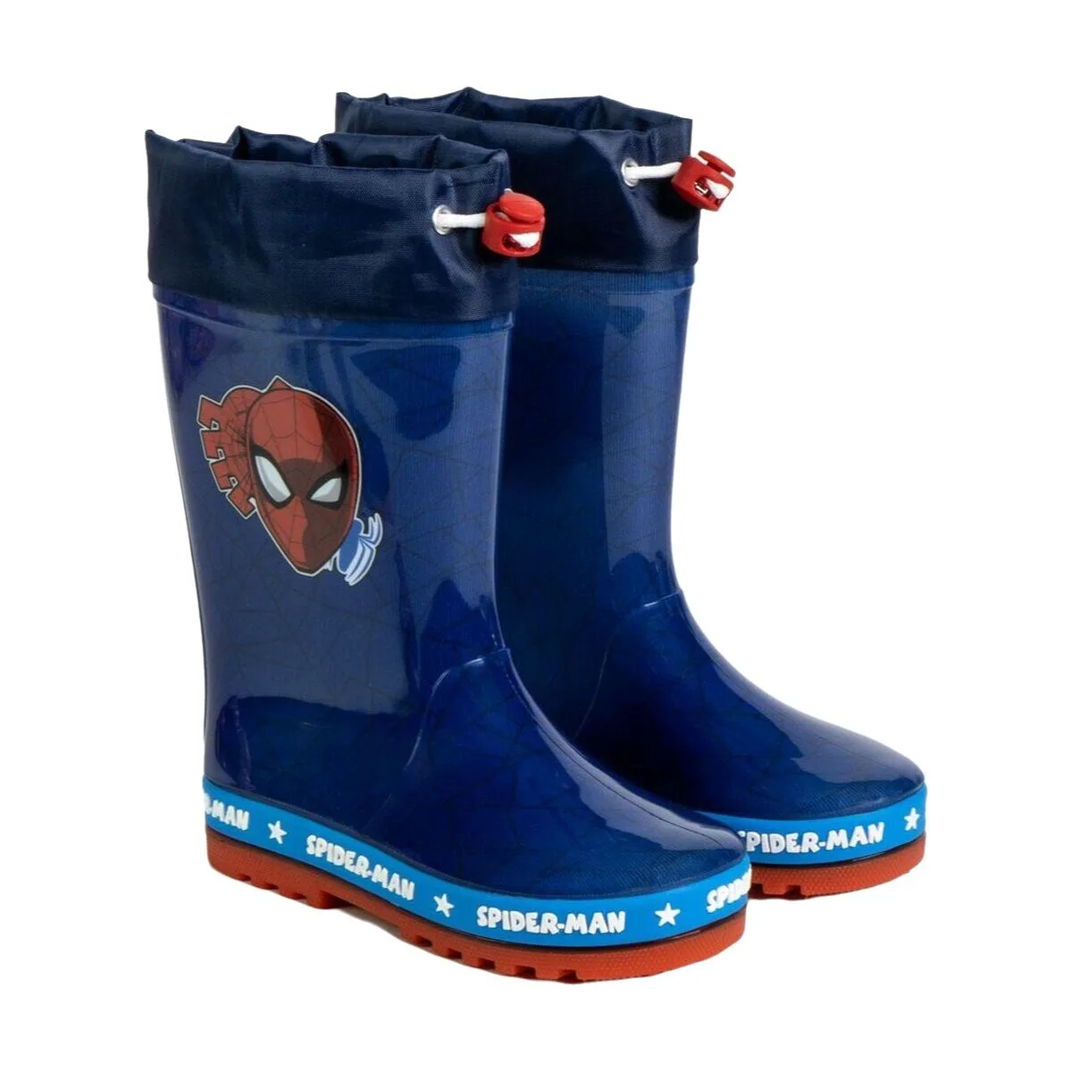 BOTAS DE AGUA INFANTILES SPIDER-MAN AZUL OSCURO