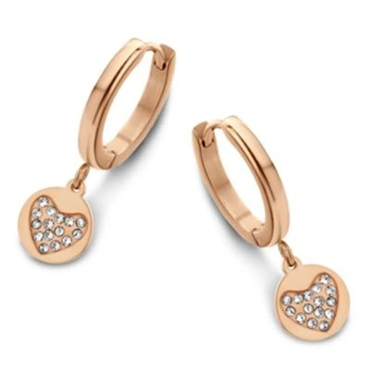 PENDIENTES MUJER CO88 COLLECTION 8CE-70101 ORO ROSA