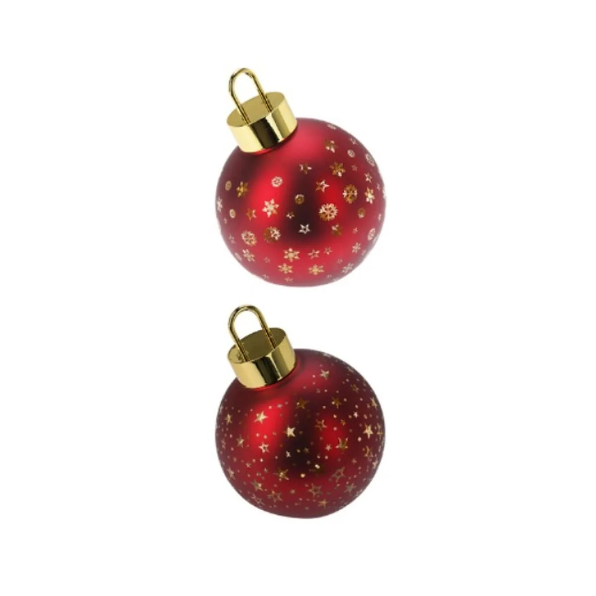 BOLA DE NAVIDAD LIFETIME ROJO Ø 15 CM LUZ LED