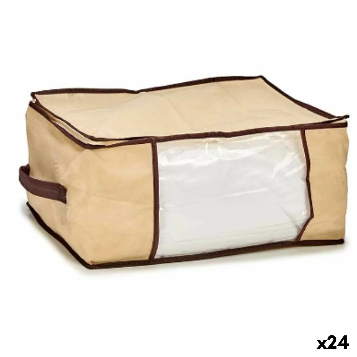 BOLSA DE ALMACENAMIENTO KIPIT AR1903037 CREMA POLIÉSTER POLIPROPILENO 27 L 45 X 30 X 20 CM (24 UNIDADES)