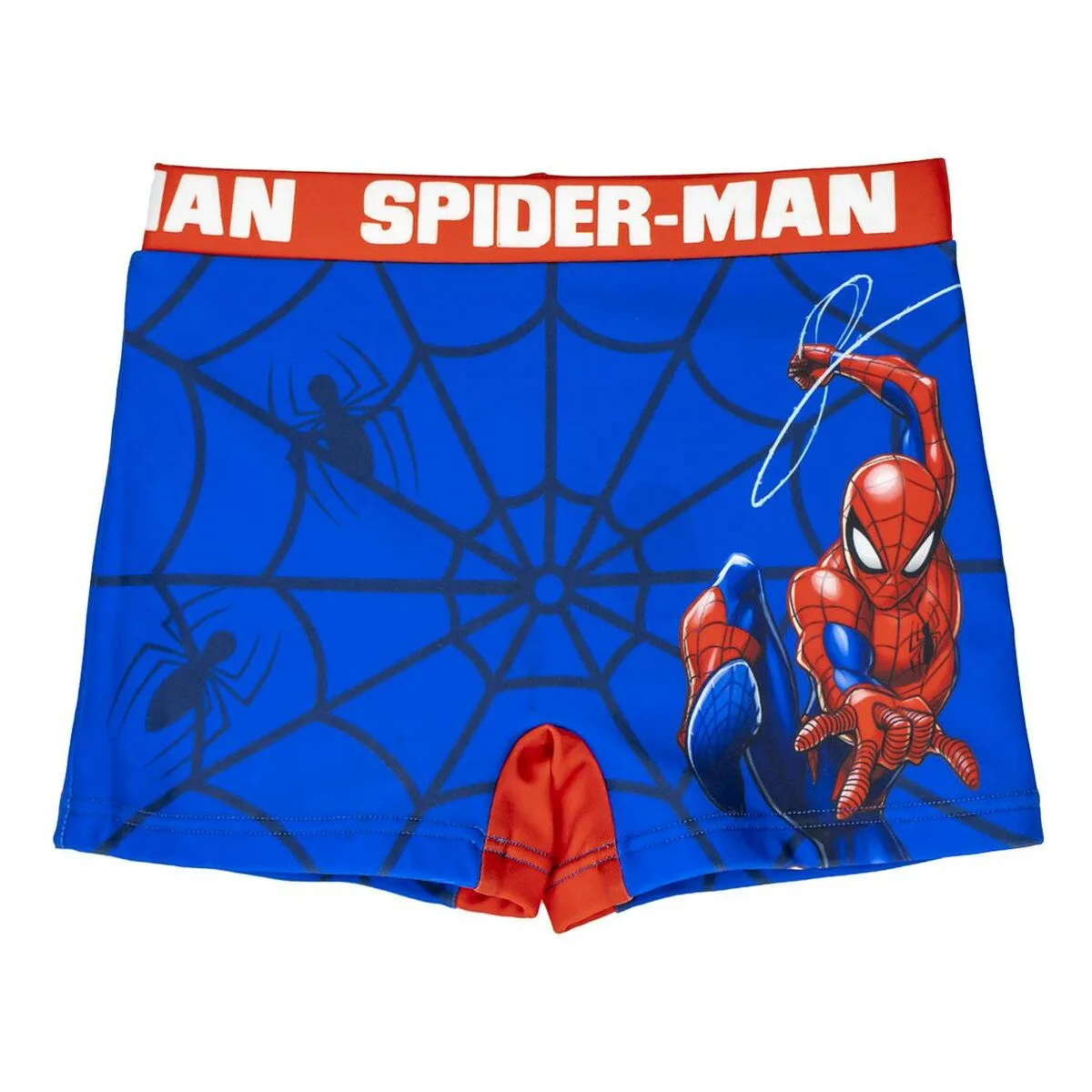BAÑADOR BOXER PARA NIÑOS SPIDER-MAN ROJO